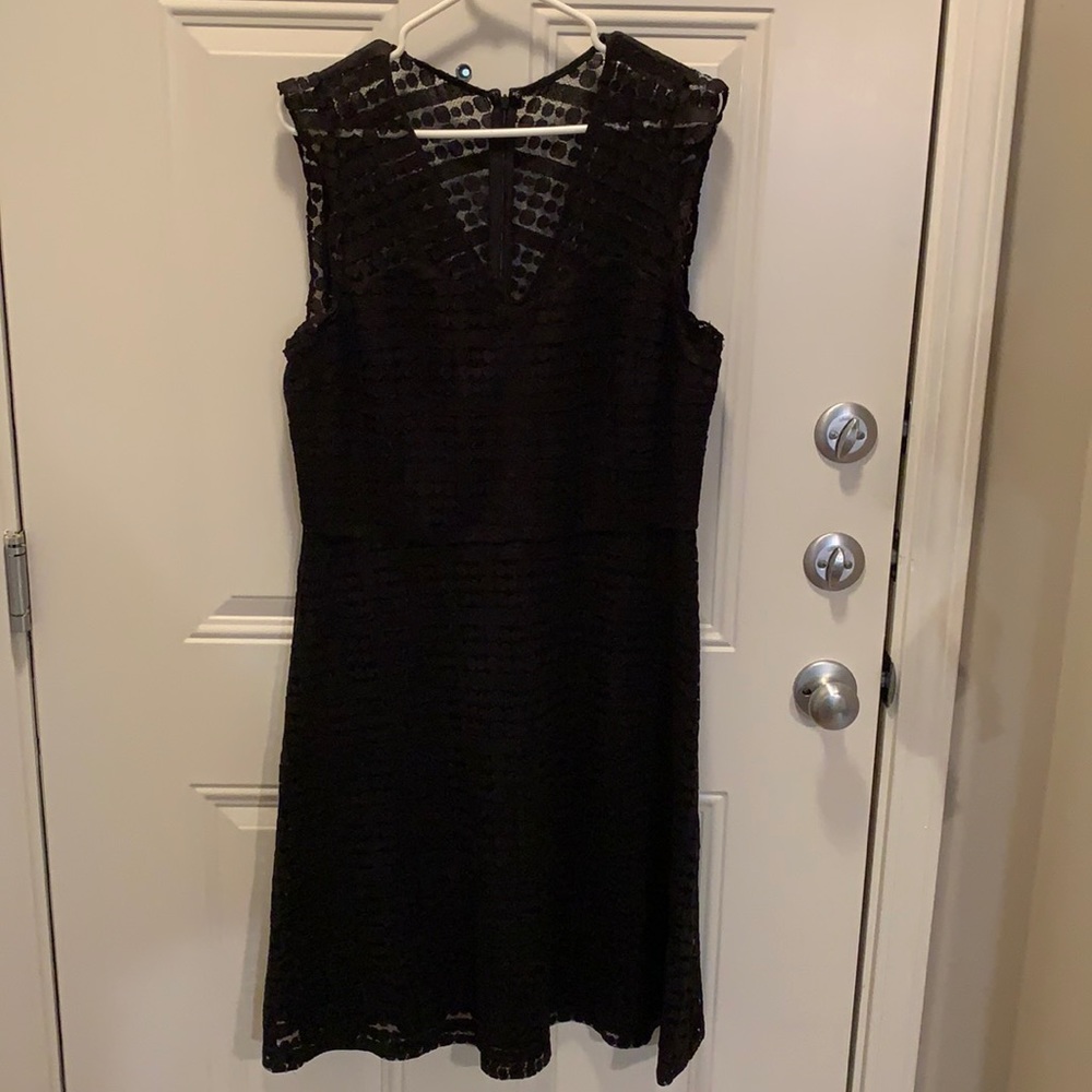 Nine West Black Short Sleeved Dress